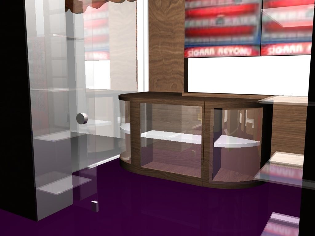 Mistik cafe 3D model_1