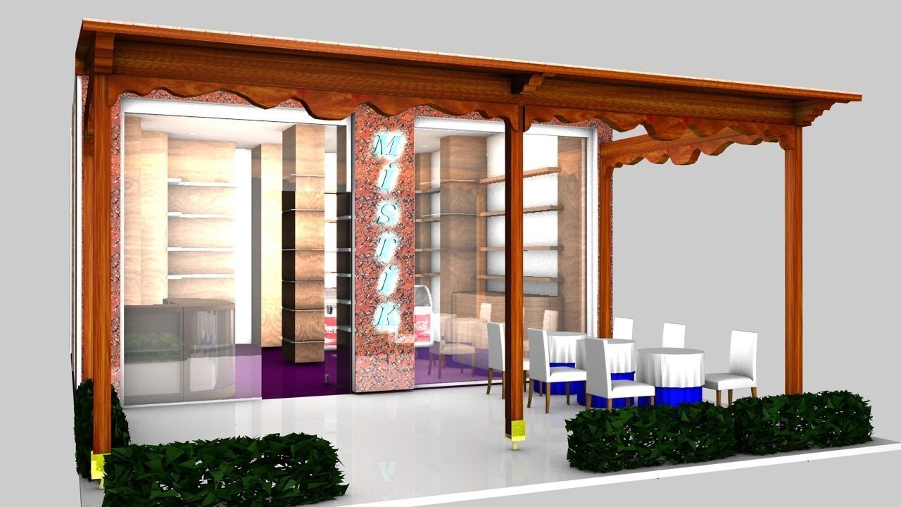 Mistik cafe 3D model_7