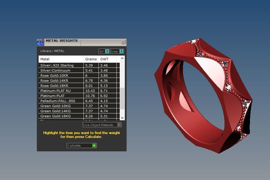 Parametrical ring 3d print model for jewelry 3D print model_8