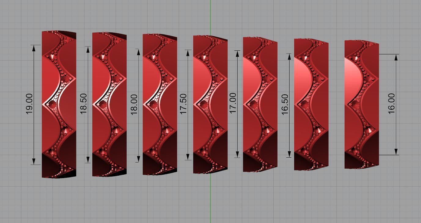 Parametrical ring 3d print model for jewelry 3D print model_10