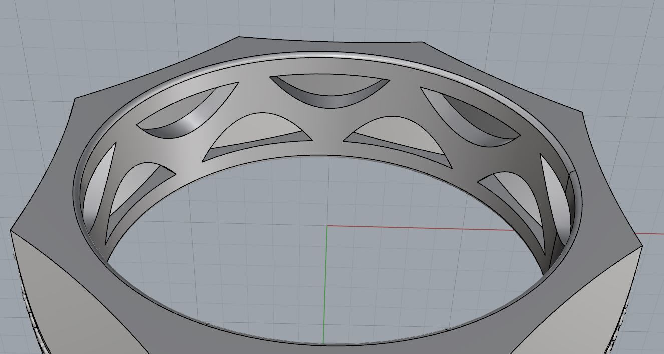 Parametrical ring 3d print model for jewelry 3D print model_15