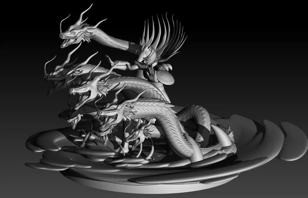Shiryu - Saint Seiya 3D print model_0