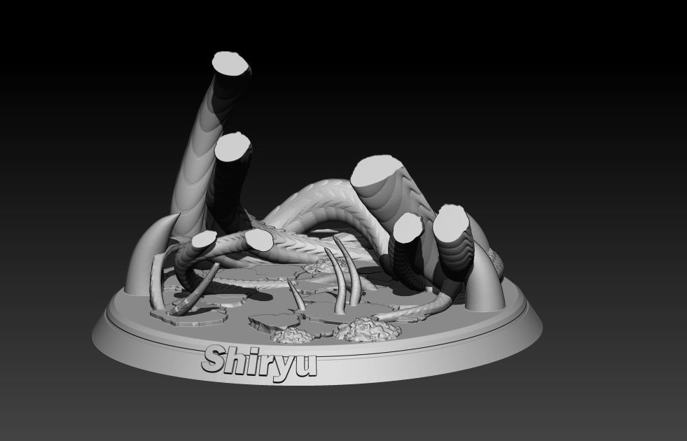 Shiryu - Saint Seiya 3D print model_9