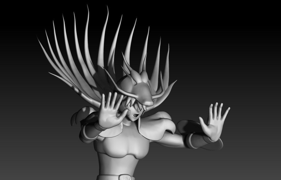 Shiryu - Saint Seiya 3D print model_3