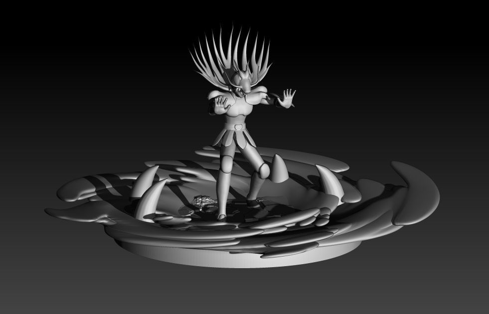 Shiryu - Saint Seiya 3D print model_4