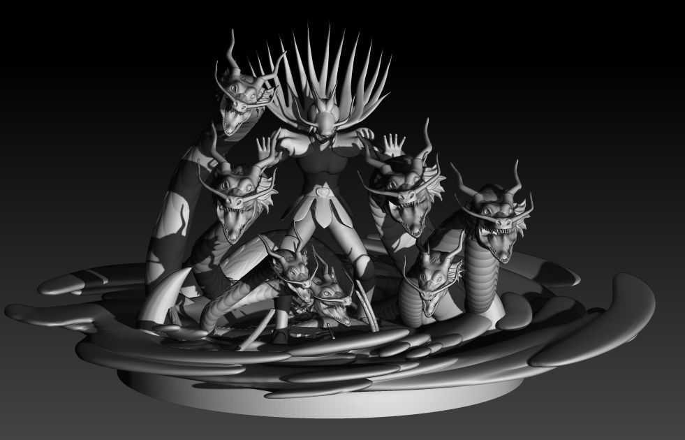 Shiryu - Saint Seiya 3D print model_2