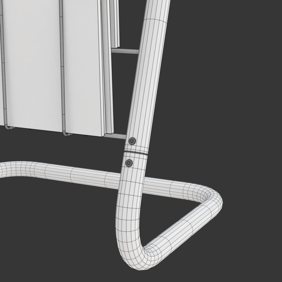 Magazine Rack with Frame Stand - Model 03 3D model_17