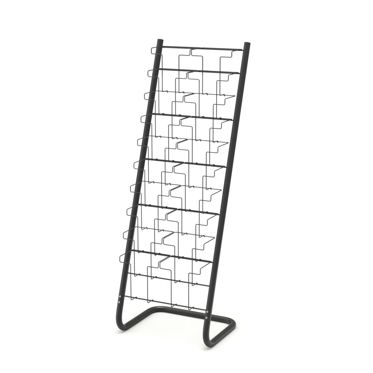 Magazine Rack with Frame Stand - Model 03 3D model_6