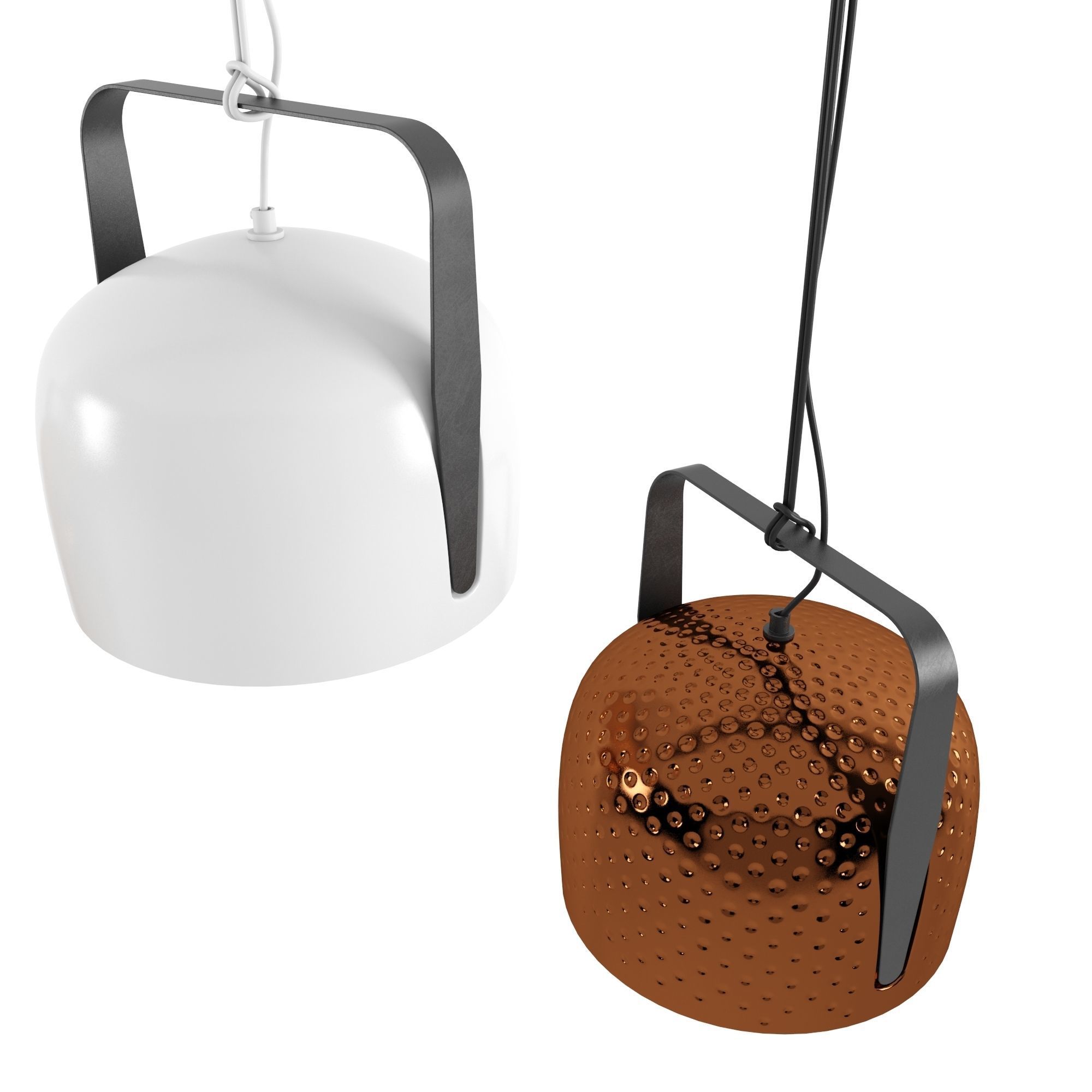 Bag Lamp Karman 3D model_5