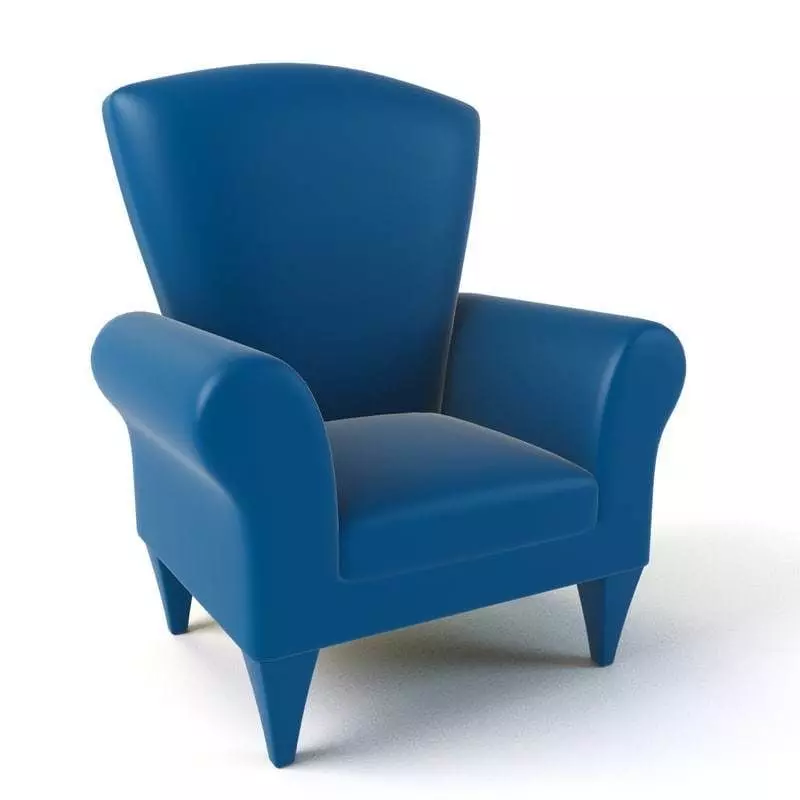 Cartoon Armchair Model 08 3D model_0