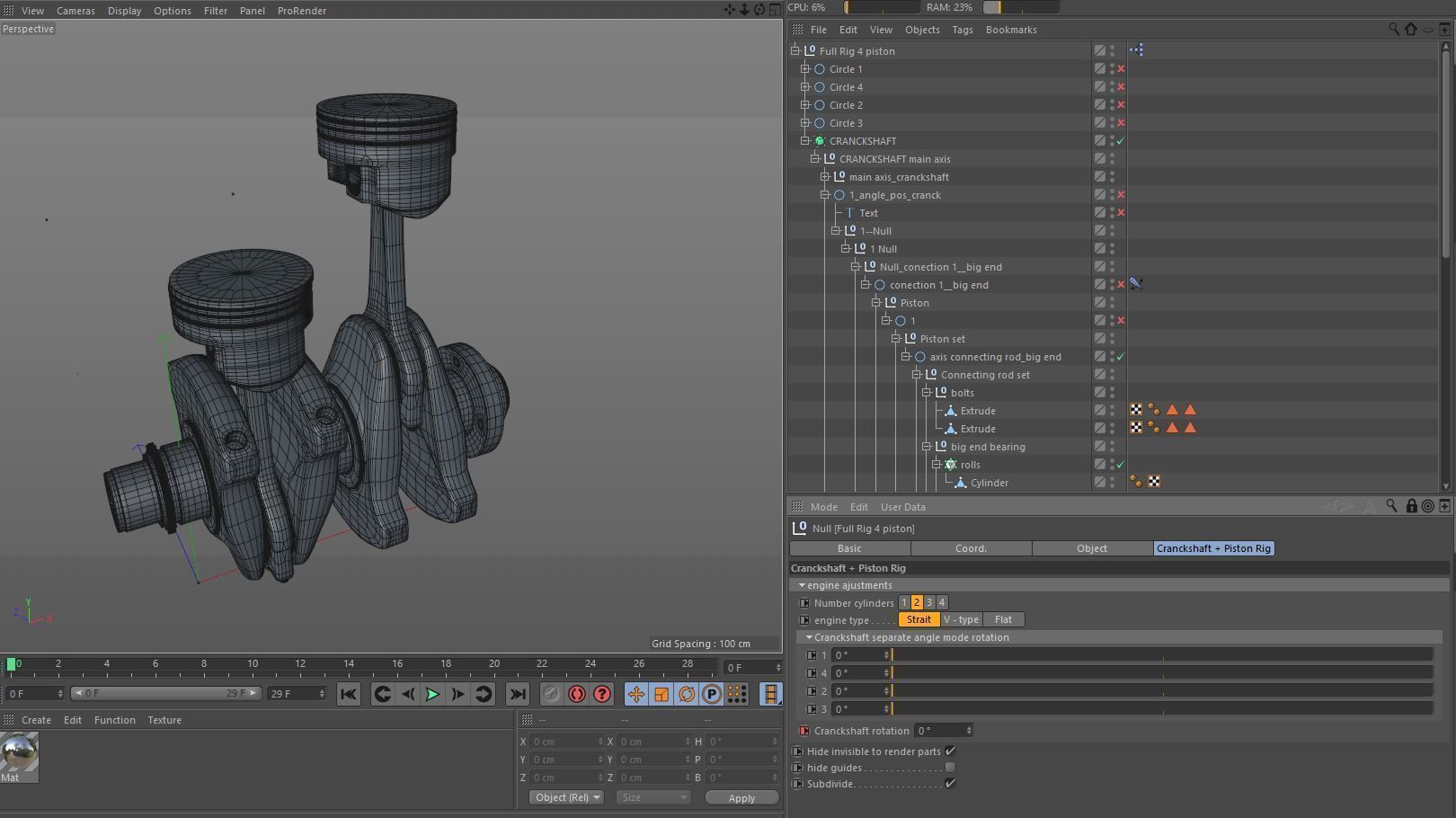 Pistons Rig 3D model_10