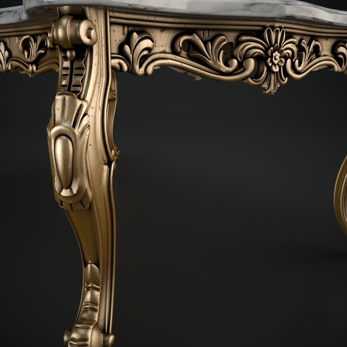 Table Cechov 3D model_2