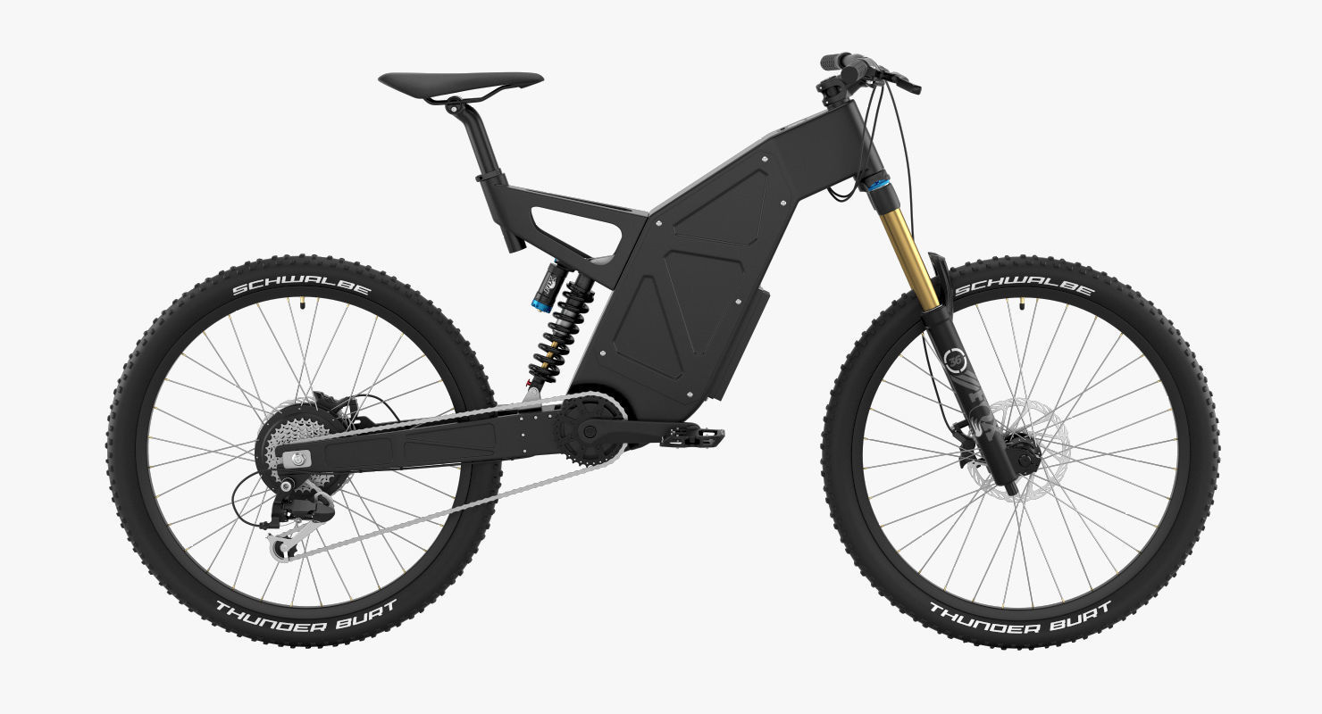 Electric bike 3 3D model_1