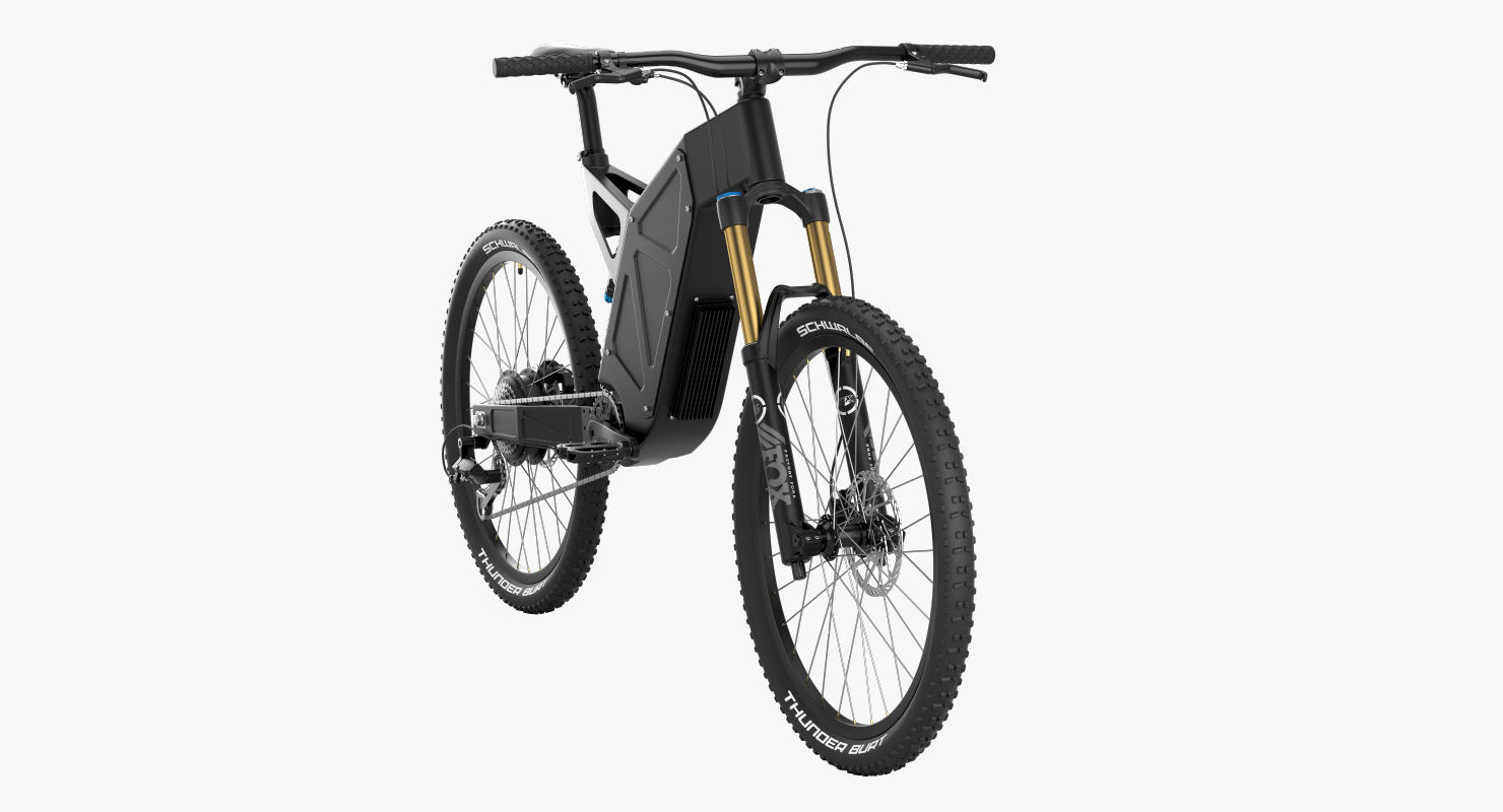 Electric bike 3 3D model_3