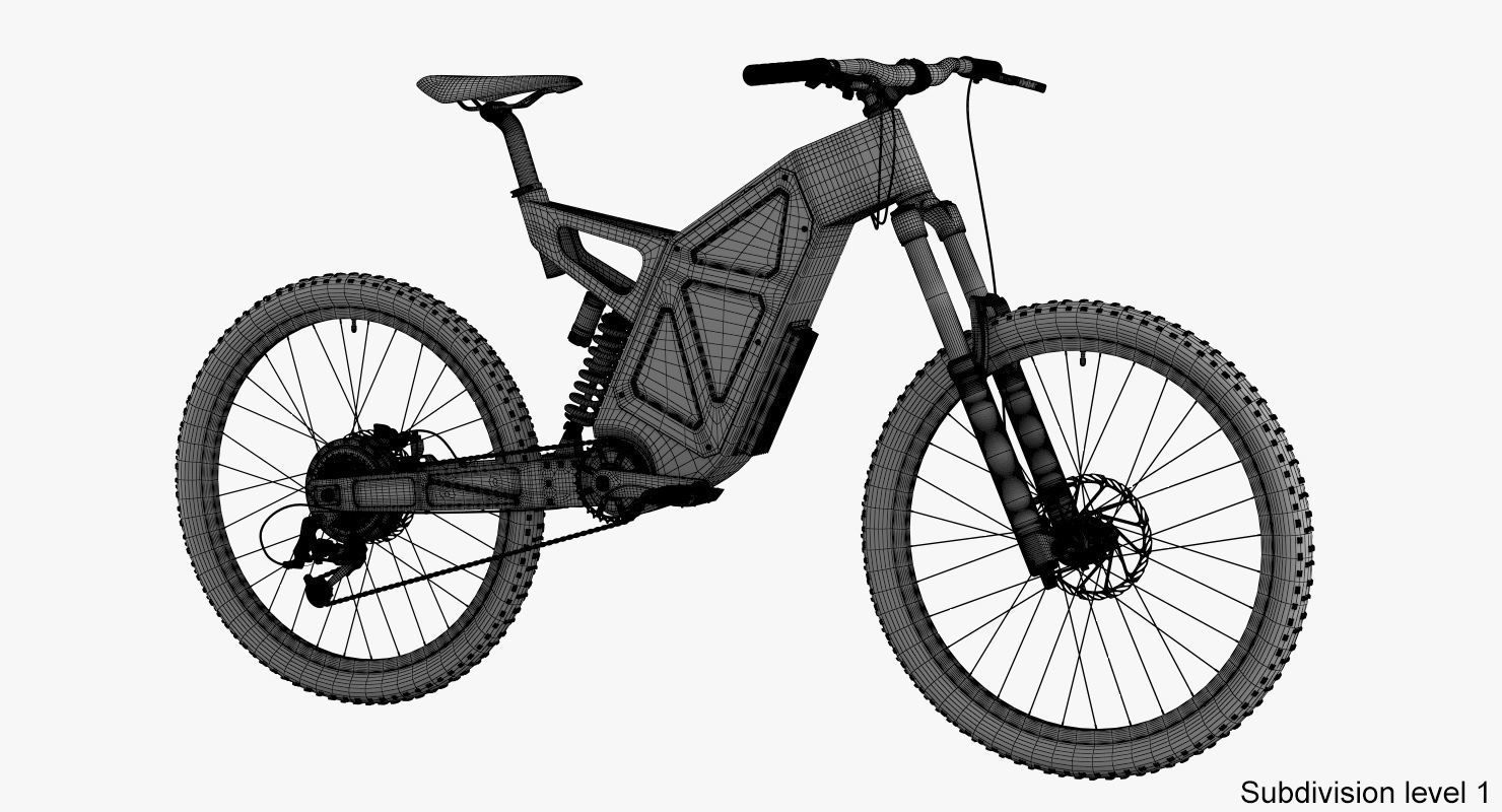 Electric bike 3 3D model_21