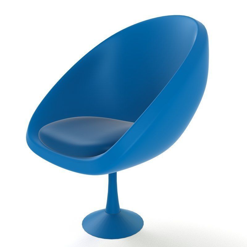 Cartoon Armchair Model 04 3D model_1