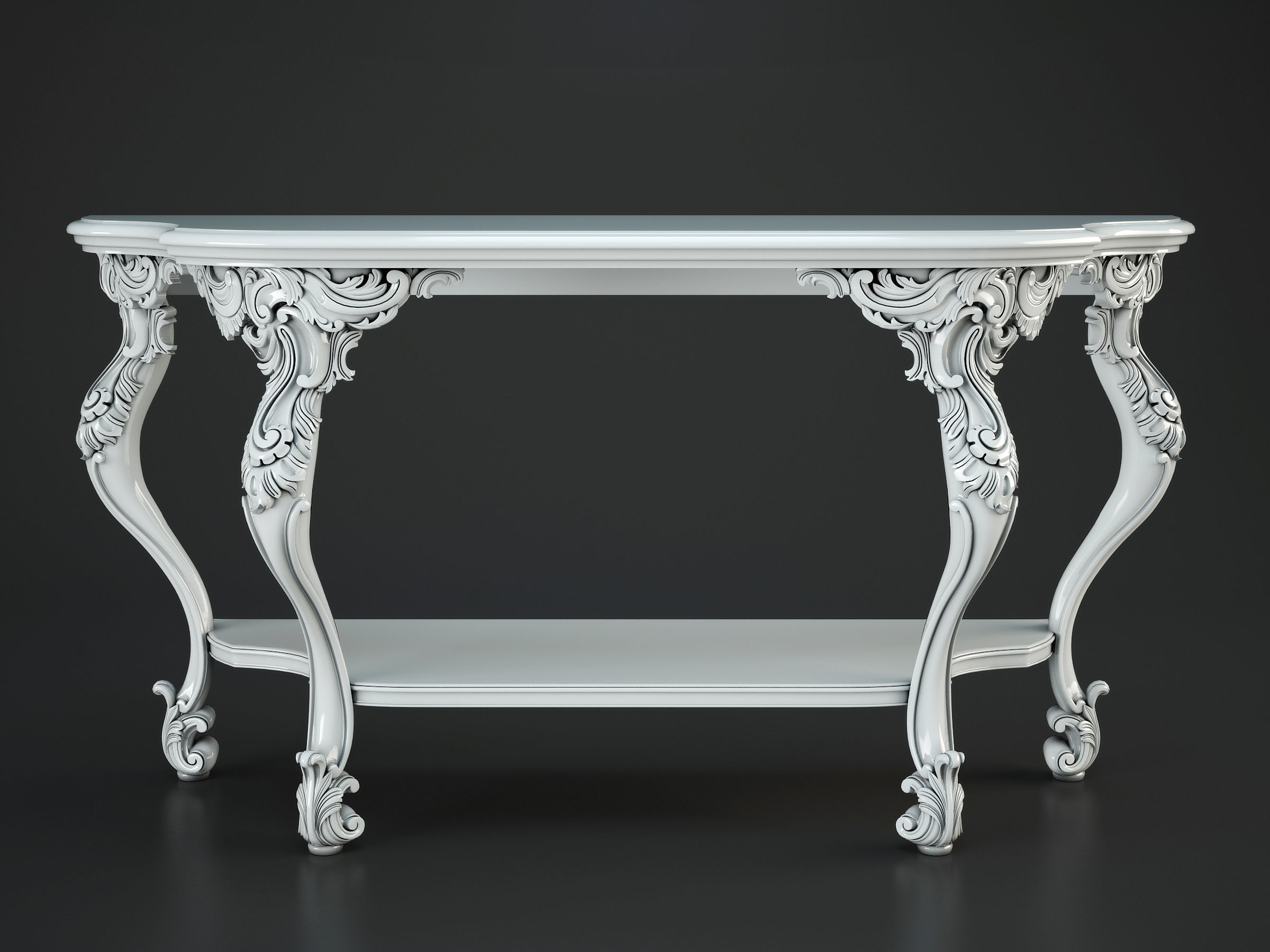 Console Chelini 3D model_2