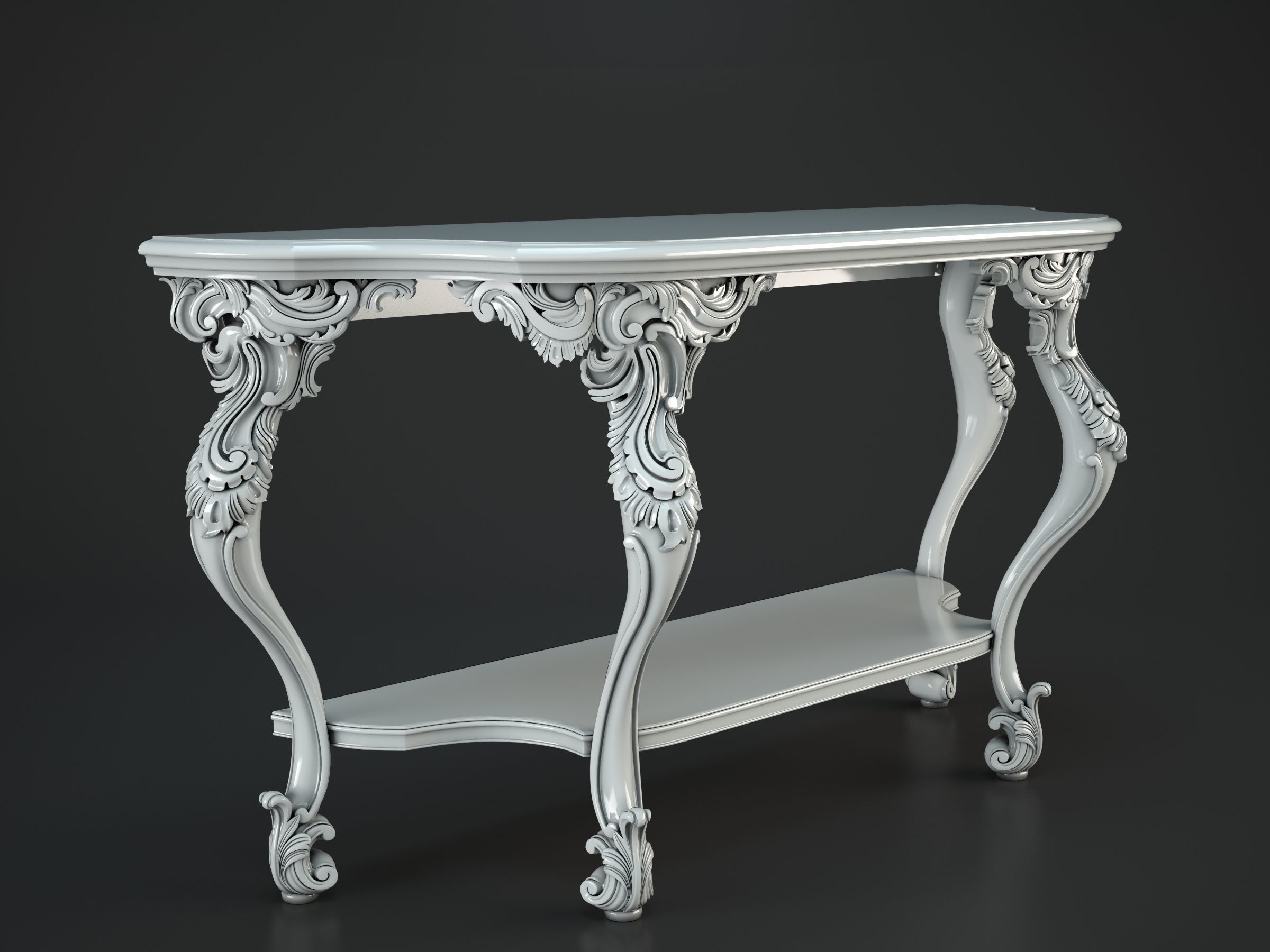 Console Chelini 3D model_3