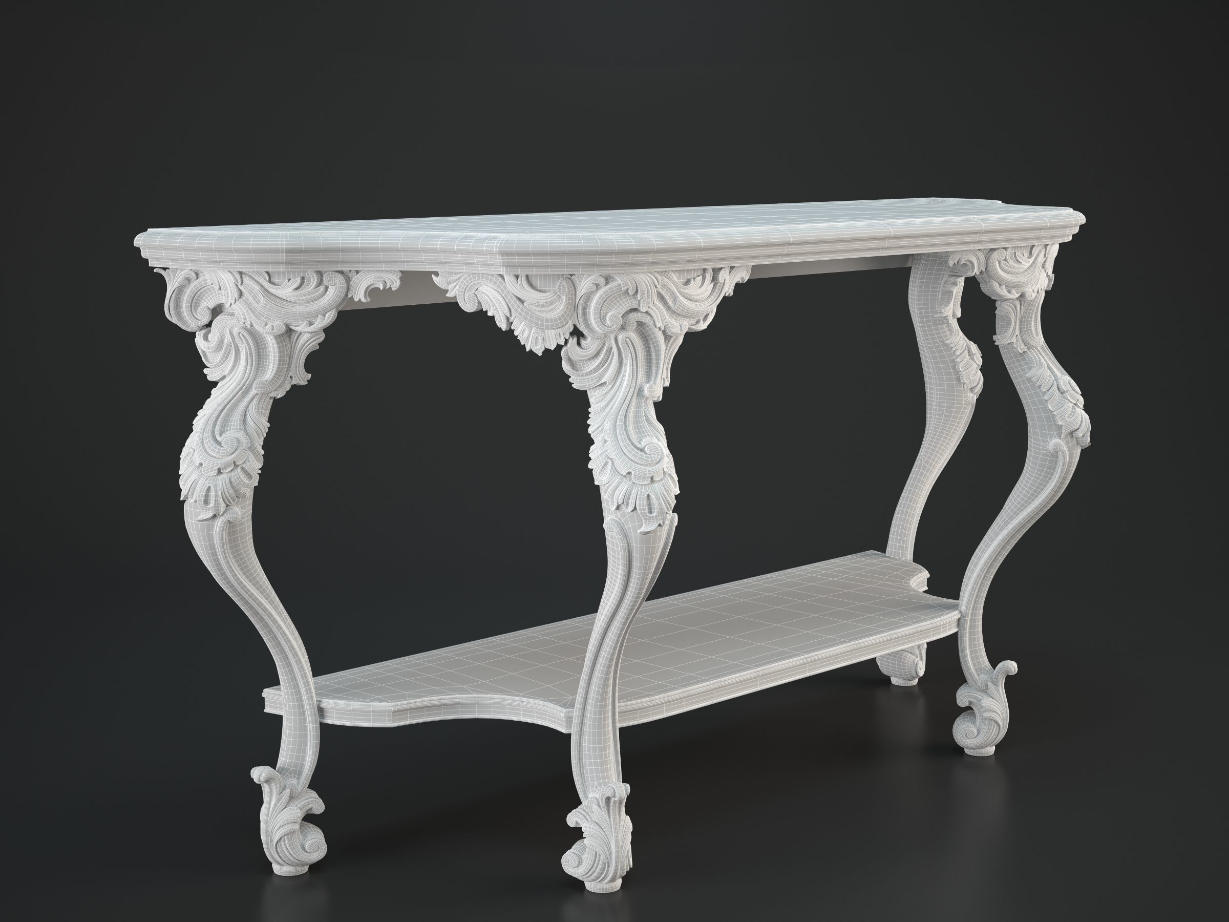 Console Chelini 3D model_5