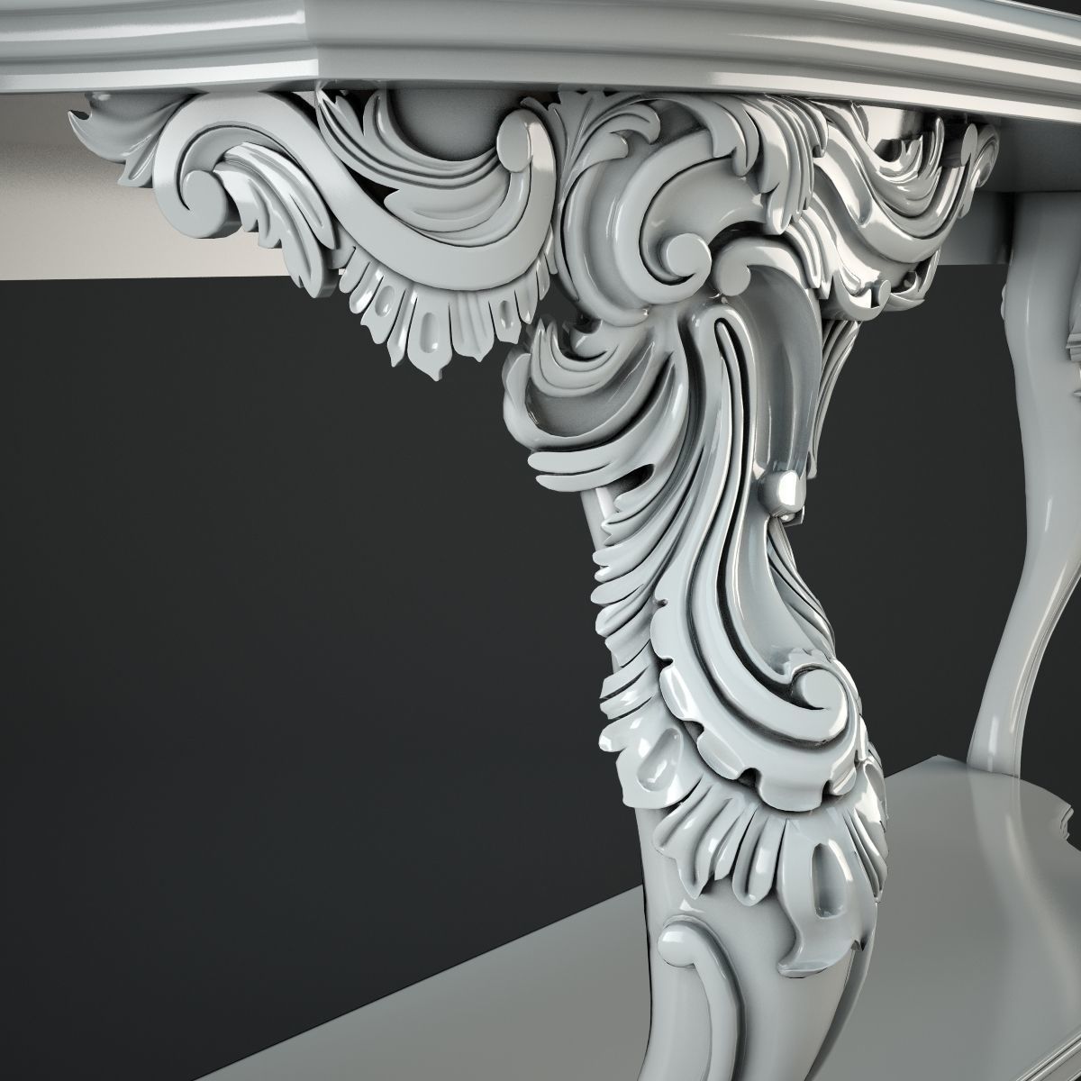 Console Chelini 3D model_8