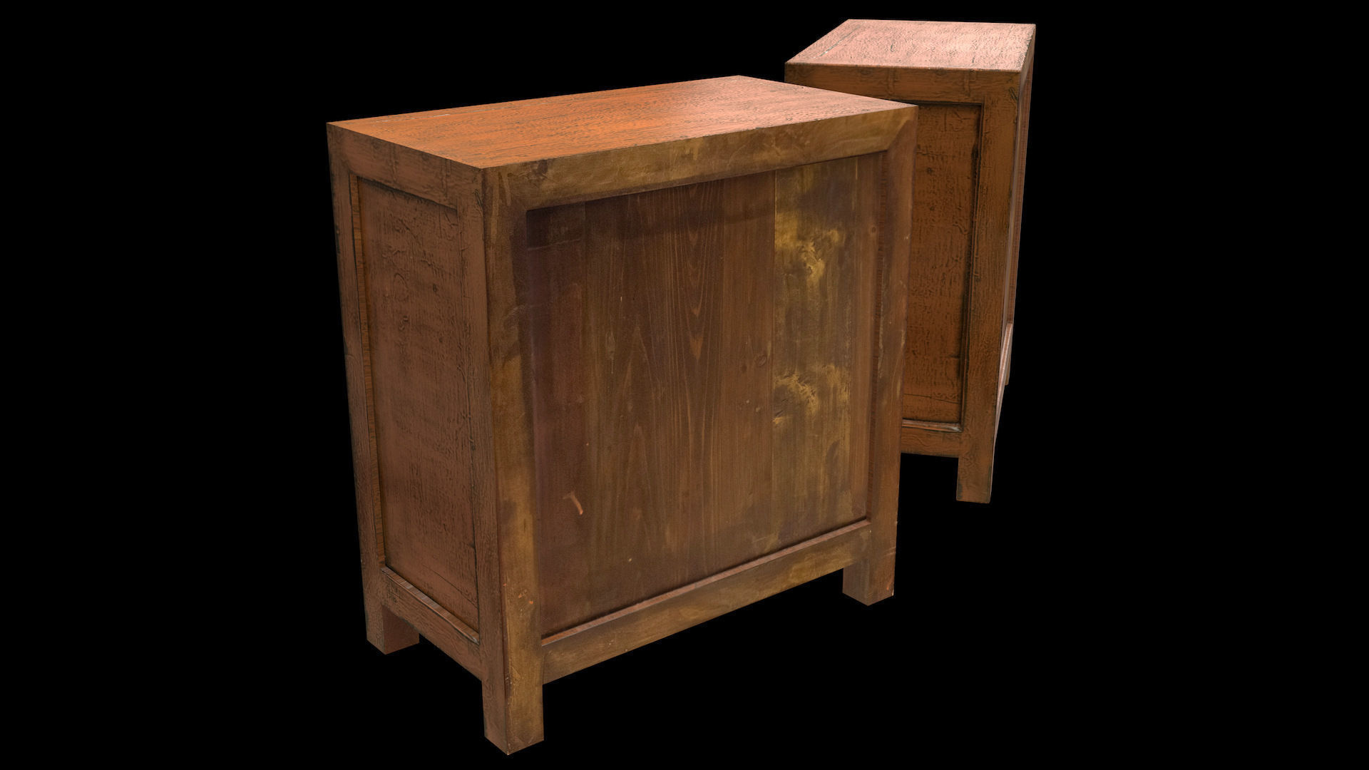 Chinese Furniture Low-poly 3D model_2
