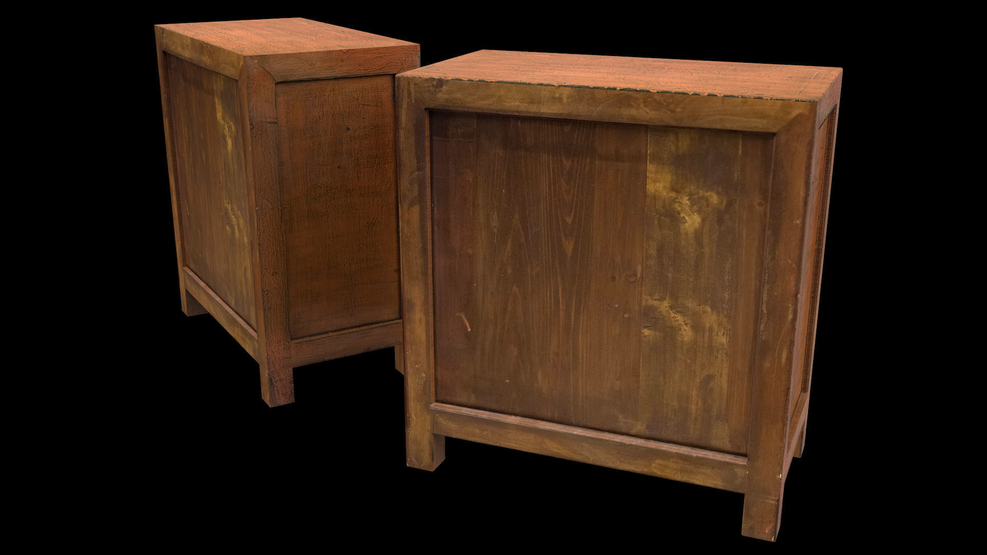 Chinese Furniture Low-poly 3D model_4