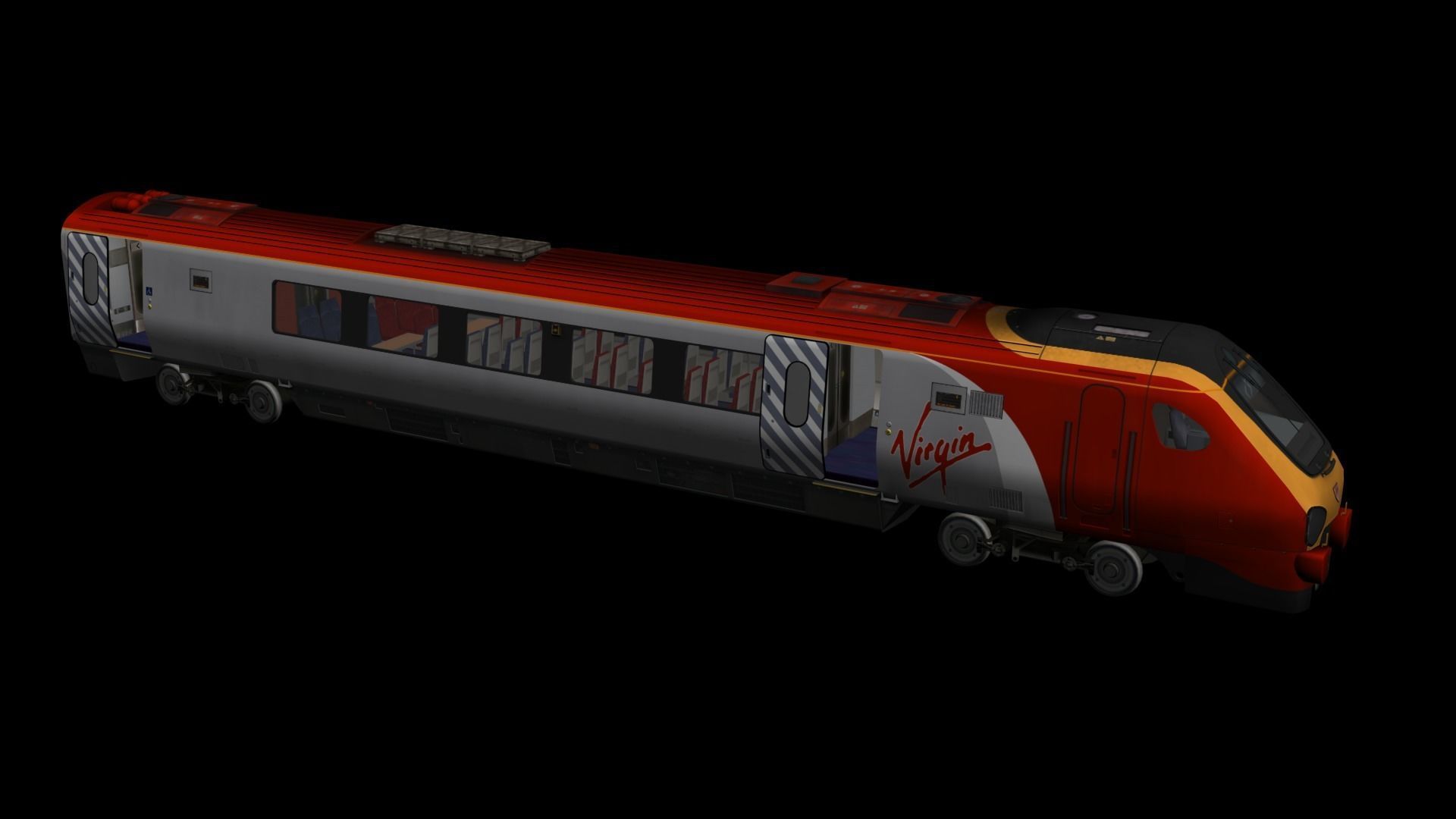 Voyager 220 Train 3D model_33