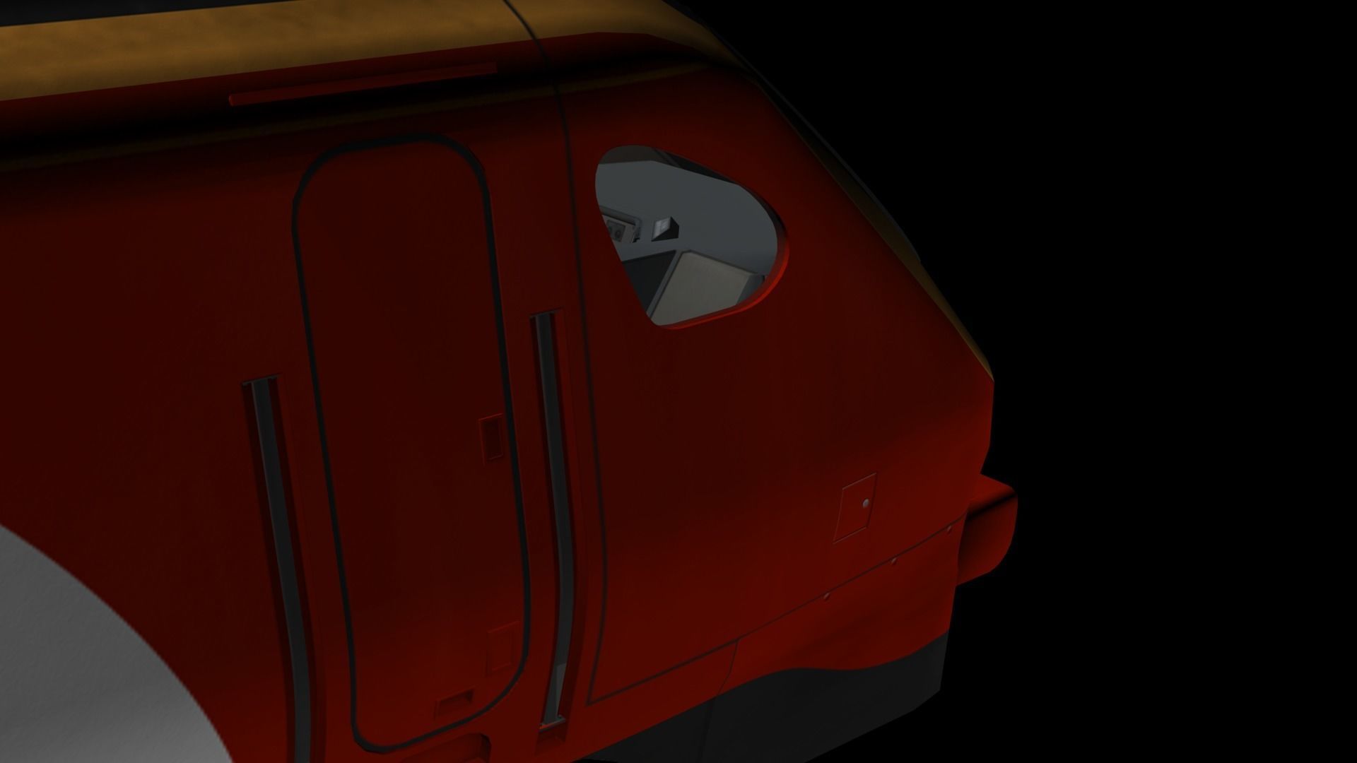 Voyager 220 Train 3D model_25