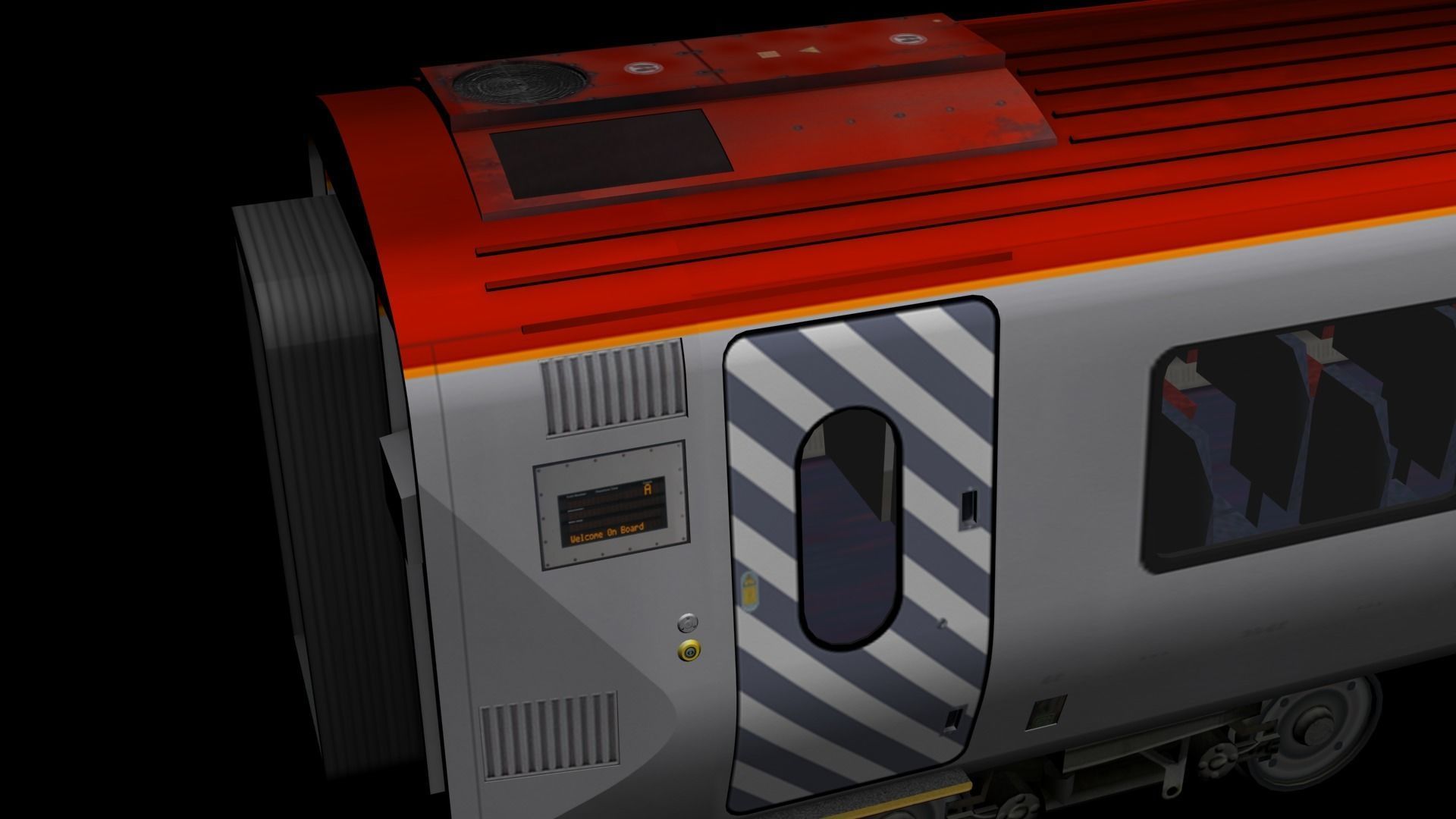 Voyager 220 Train 3D model_6