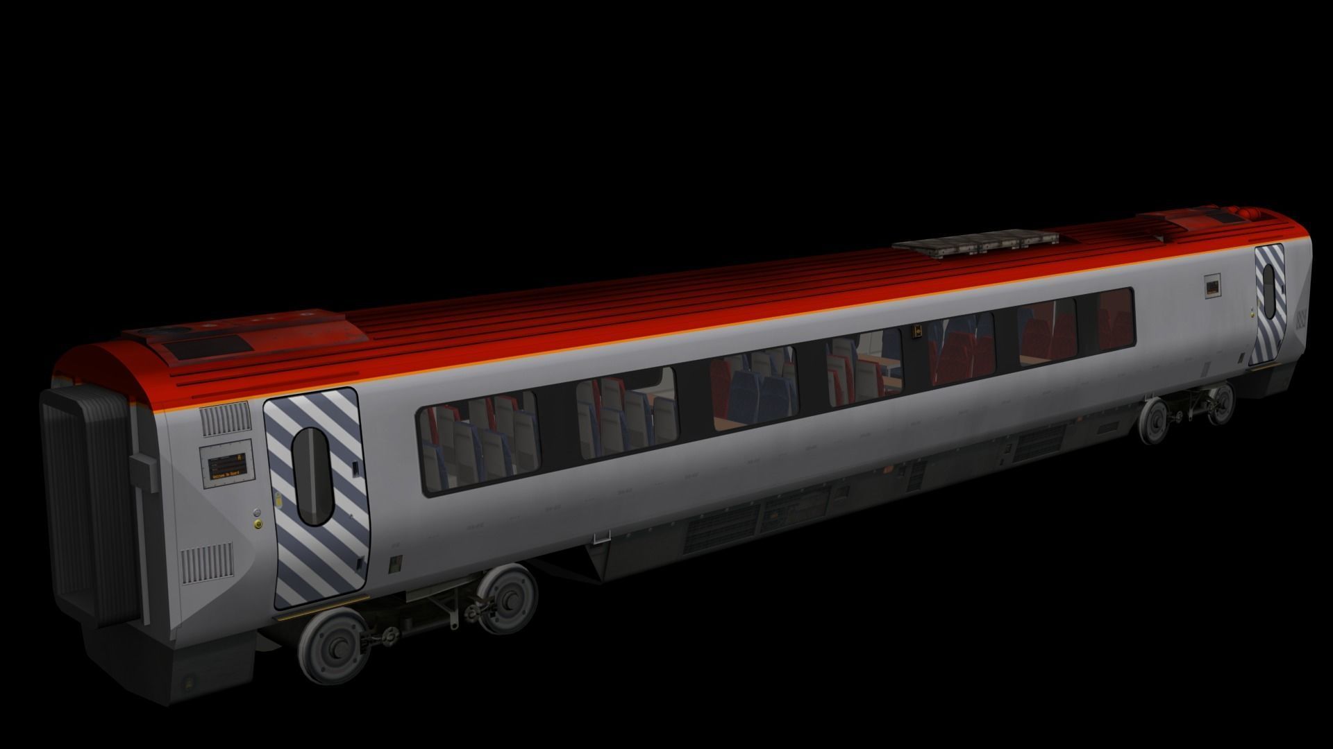 Voyager 220 Train 3D model_8