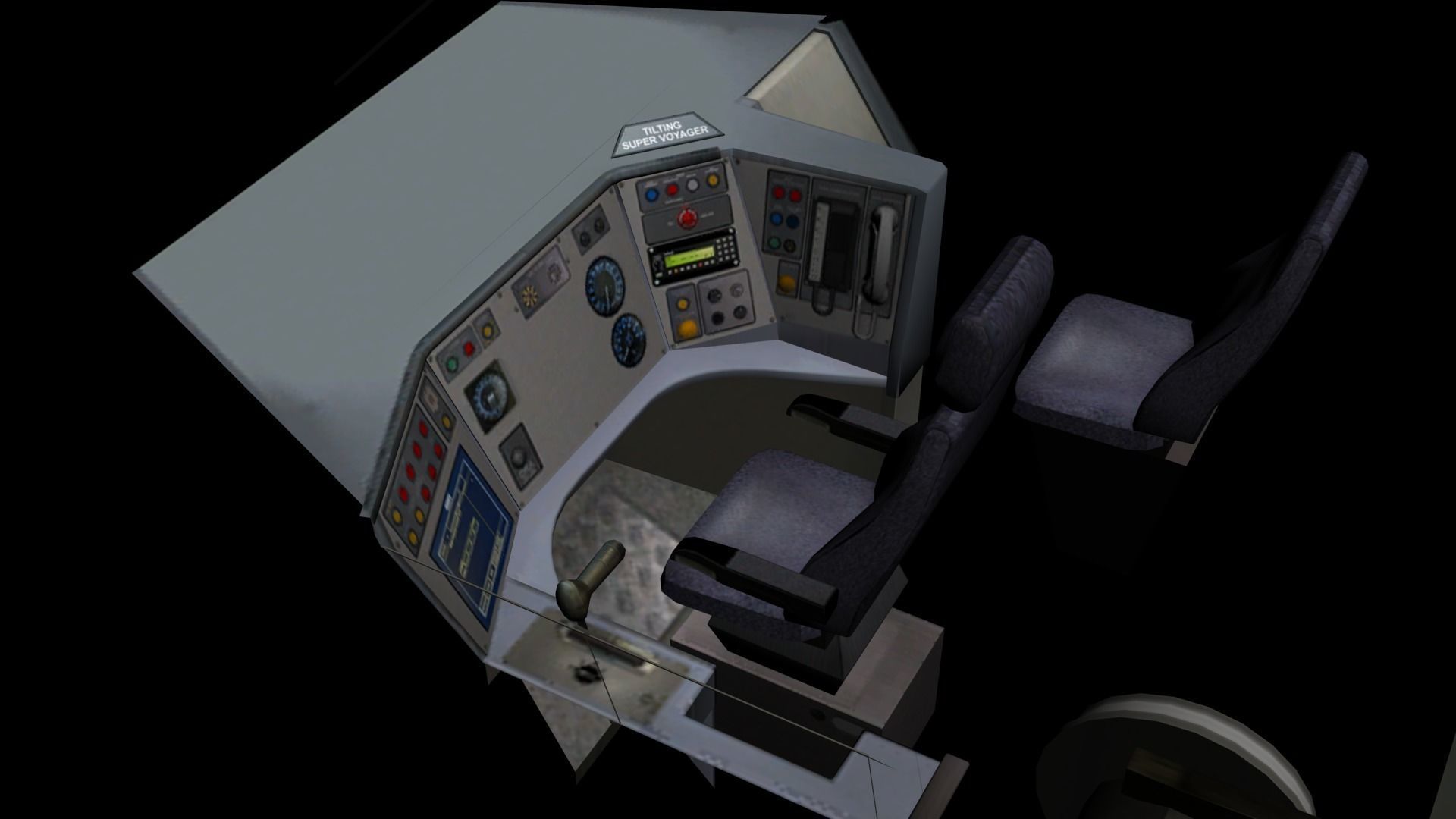 Voyager 220 Train 3D model_21