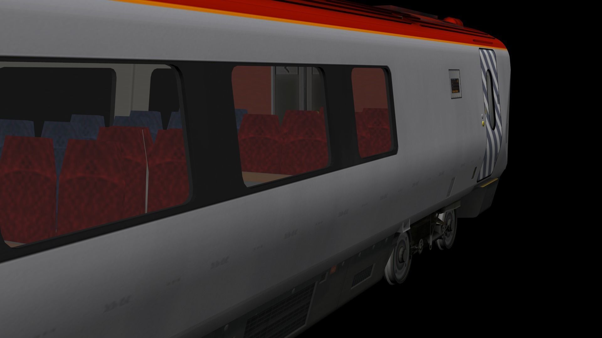 Voyager 220 Train 3D model_17