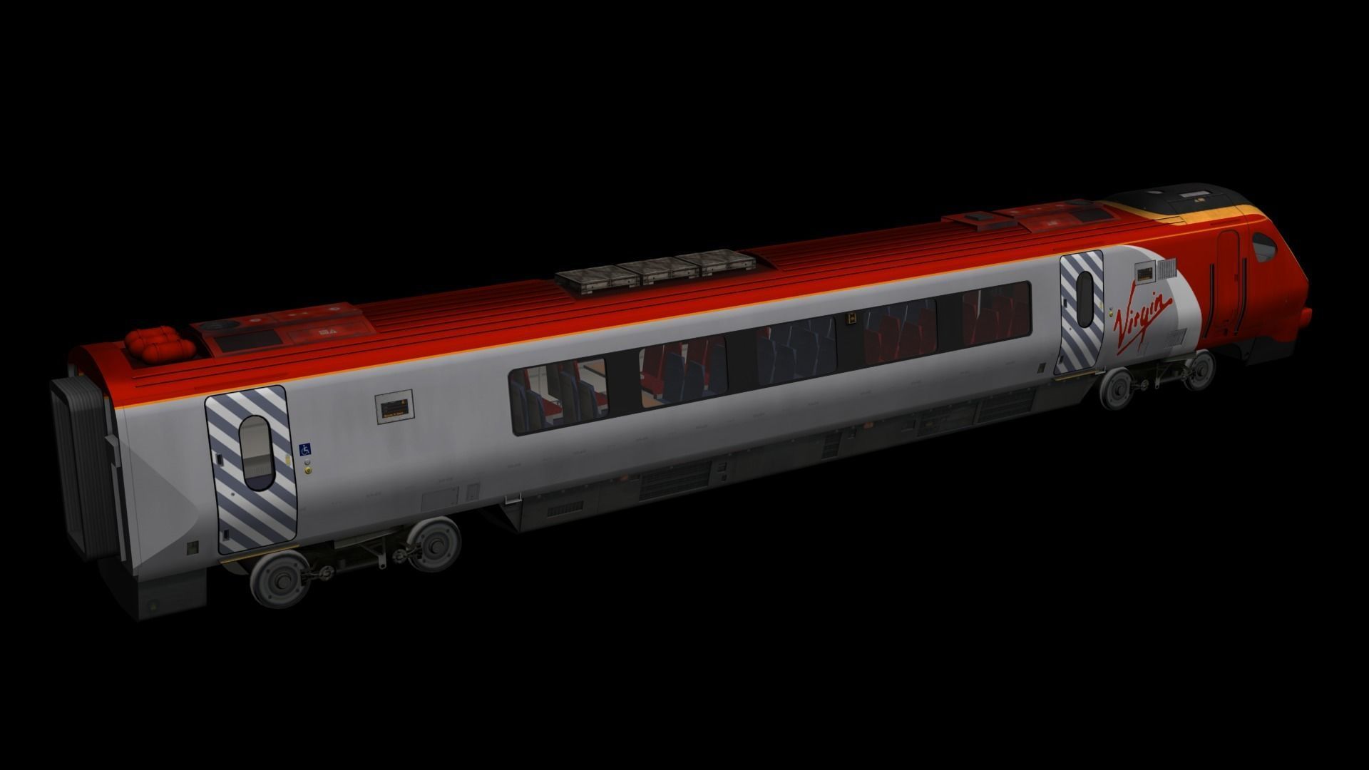 Voyager 220 Train 3D model_14