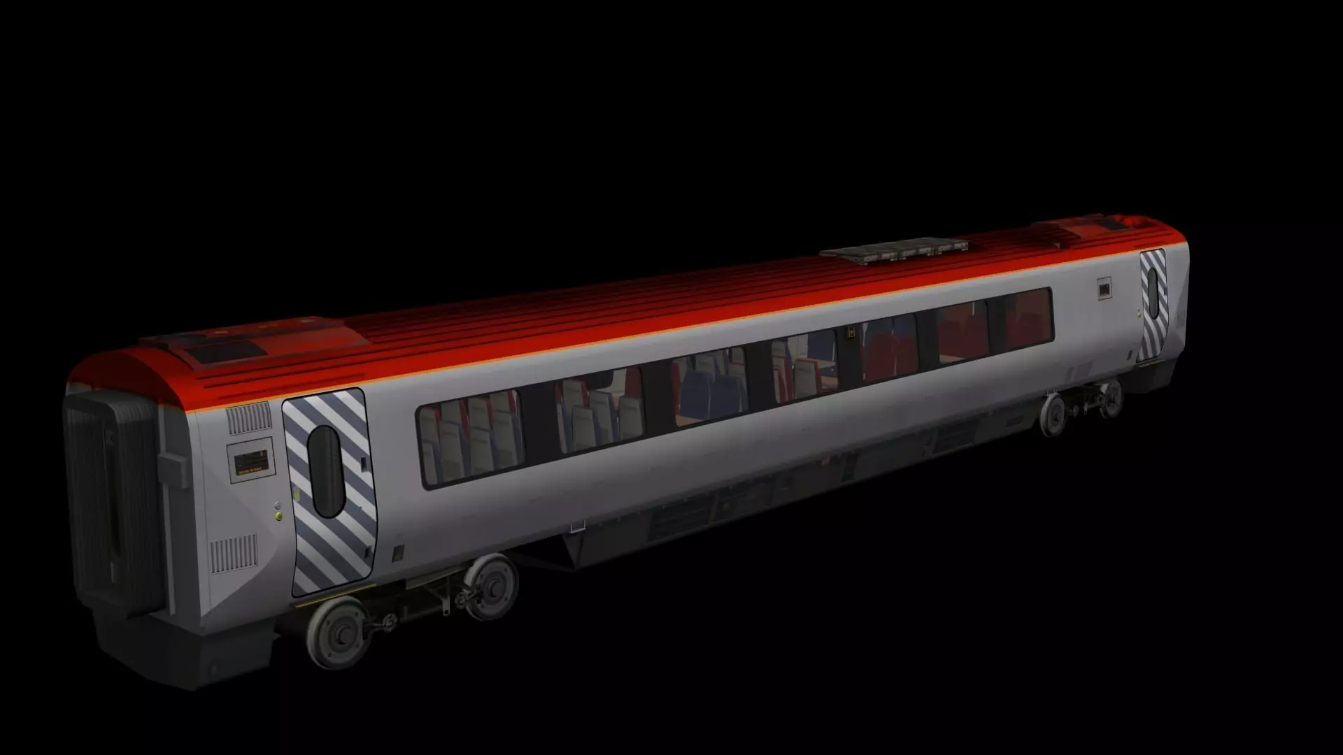 Voyager 220 Train 3D model_0