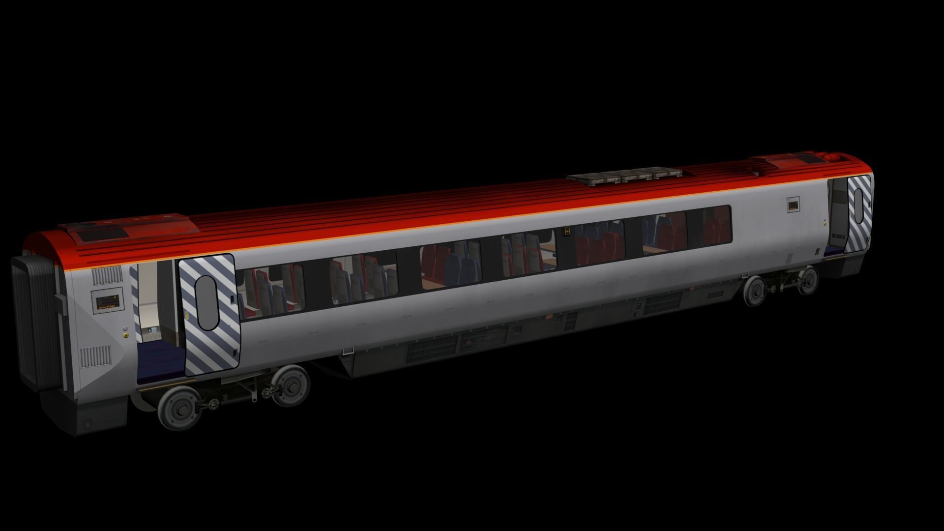 Voyager 220 Train 3D model_34