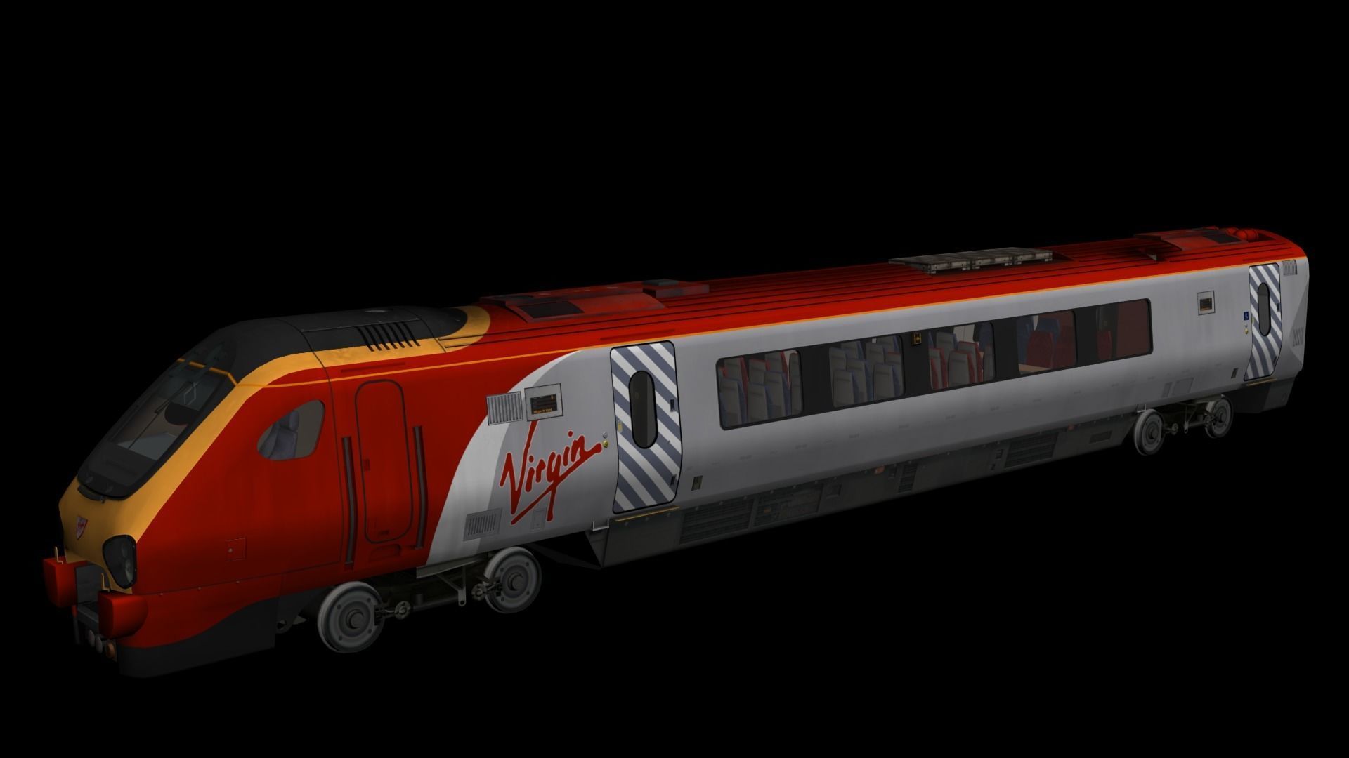 Voyager 220 Train 3D model_13
