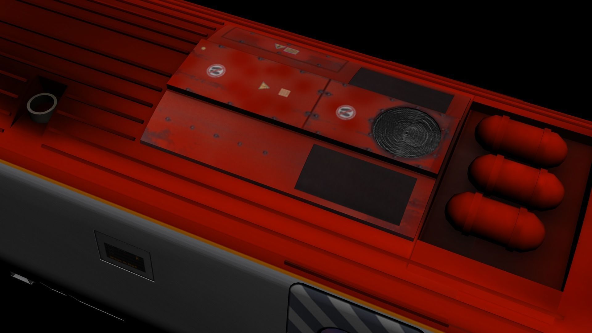 Voyager 220 Train 3D model_5