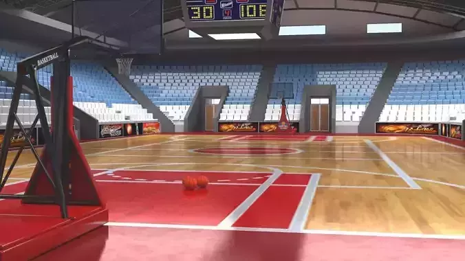 Basketball Arena 3D model