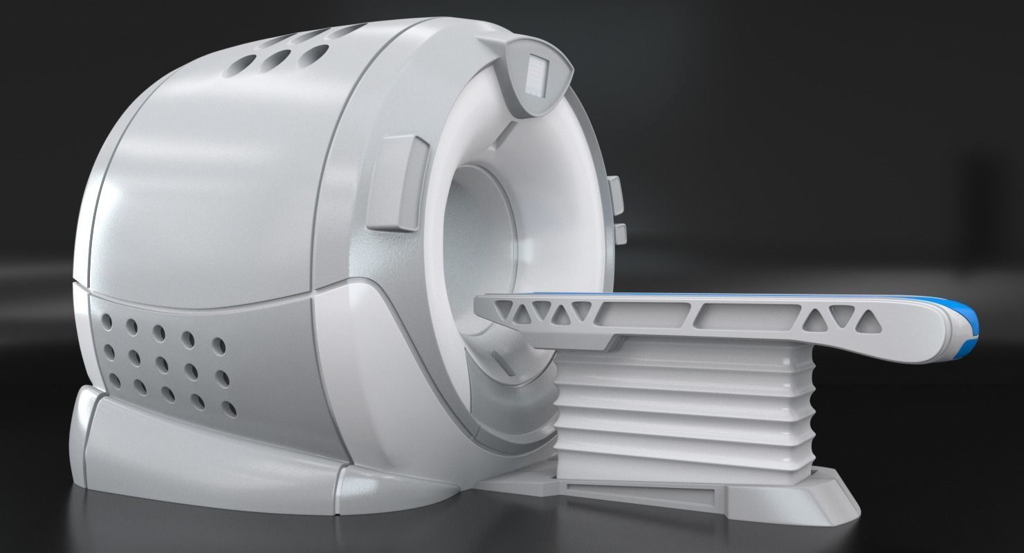 Modern Device Of MRI 3D model_4