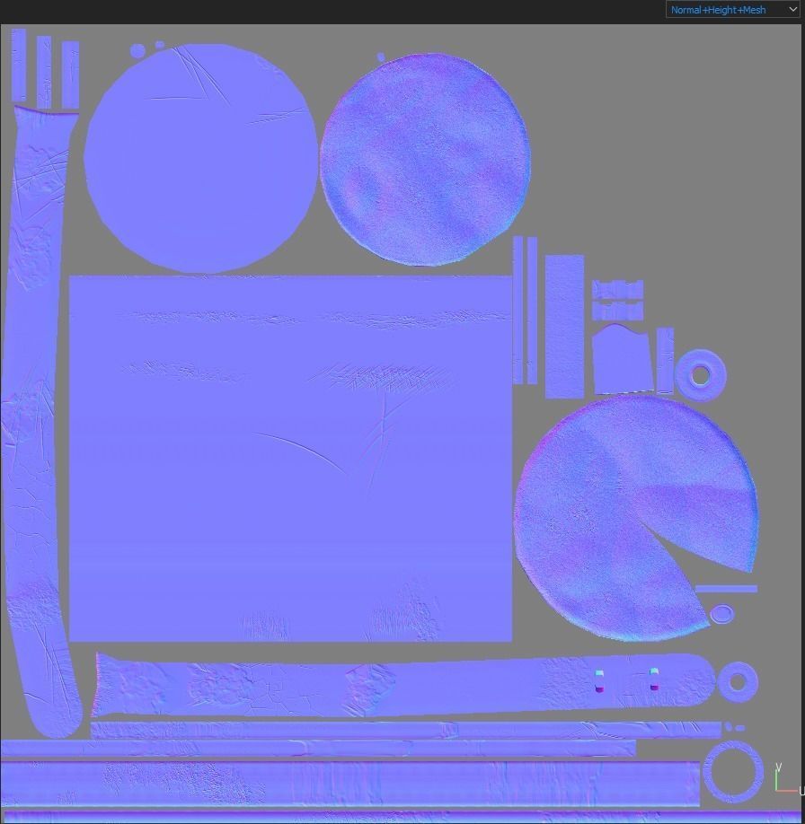 jug on a stand PBR low poly Low-poly 3D model_8