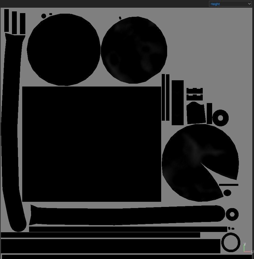 jug on a stand PBR low poly Low-poly 3D model_6