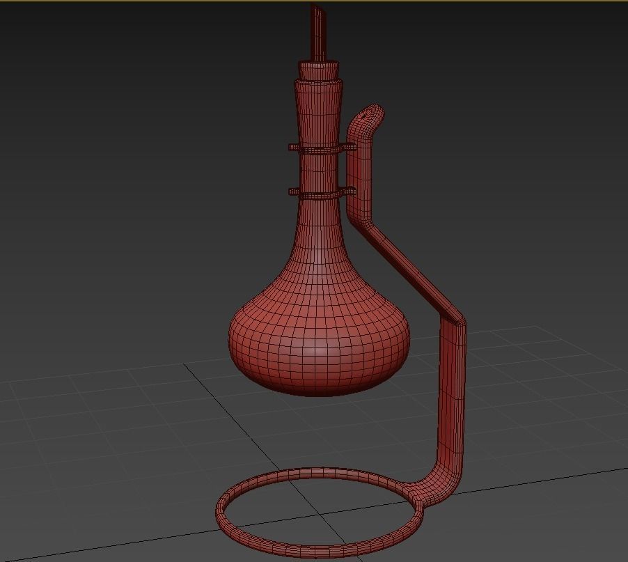 jug on a stand PBR low poly Low-poly 3D model_3