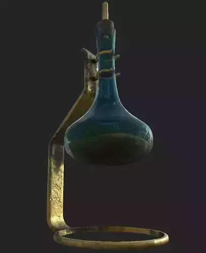 jug on a stand PBR low poly