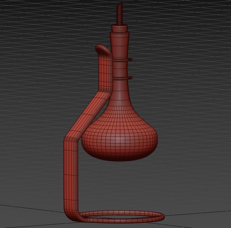 jug on a stand PBR low poly Low-poly 3D model_4