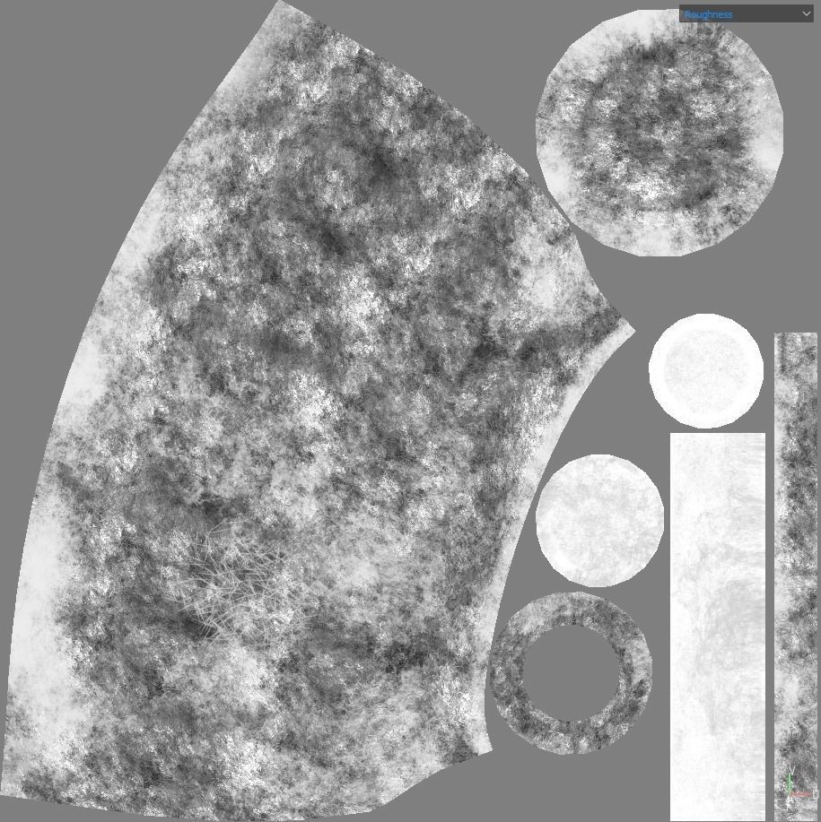 small clay bottle PBR low poly Low-poly 3D model_10