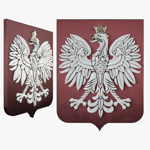 Rzeczpospolita coat of arms 3D print model
