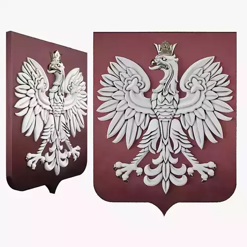 Rzeczpospolita coat of arms 3D print model