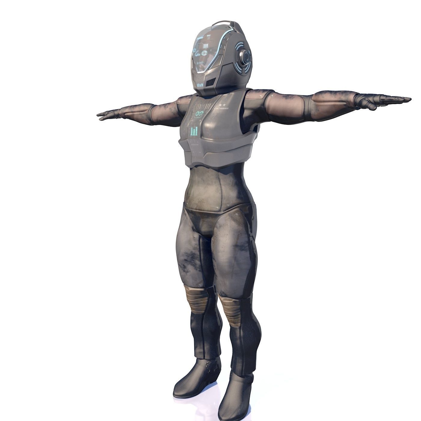 Space Soldier 3D model_11