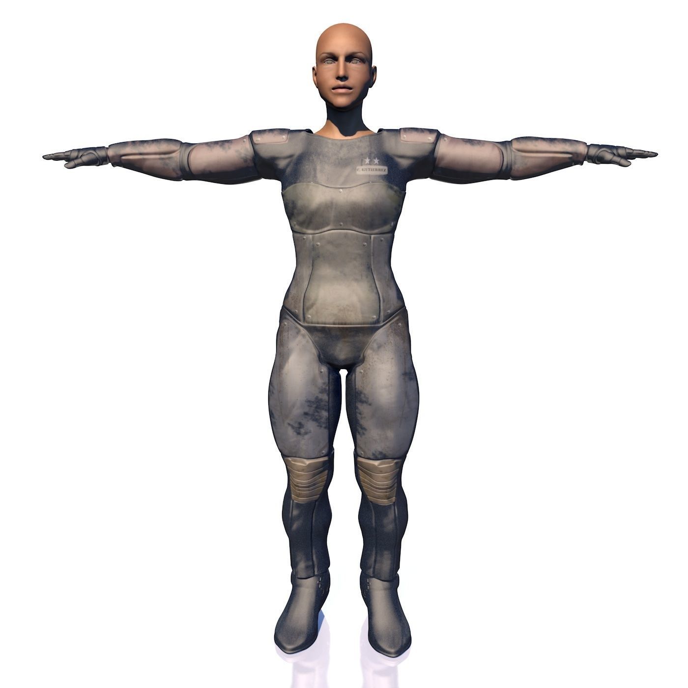 Space Soldier 3D model_12