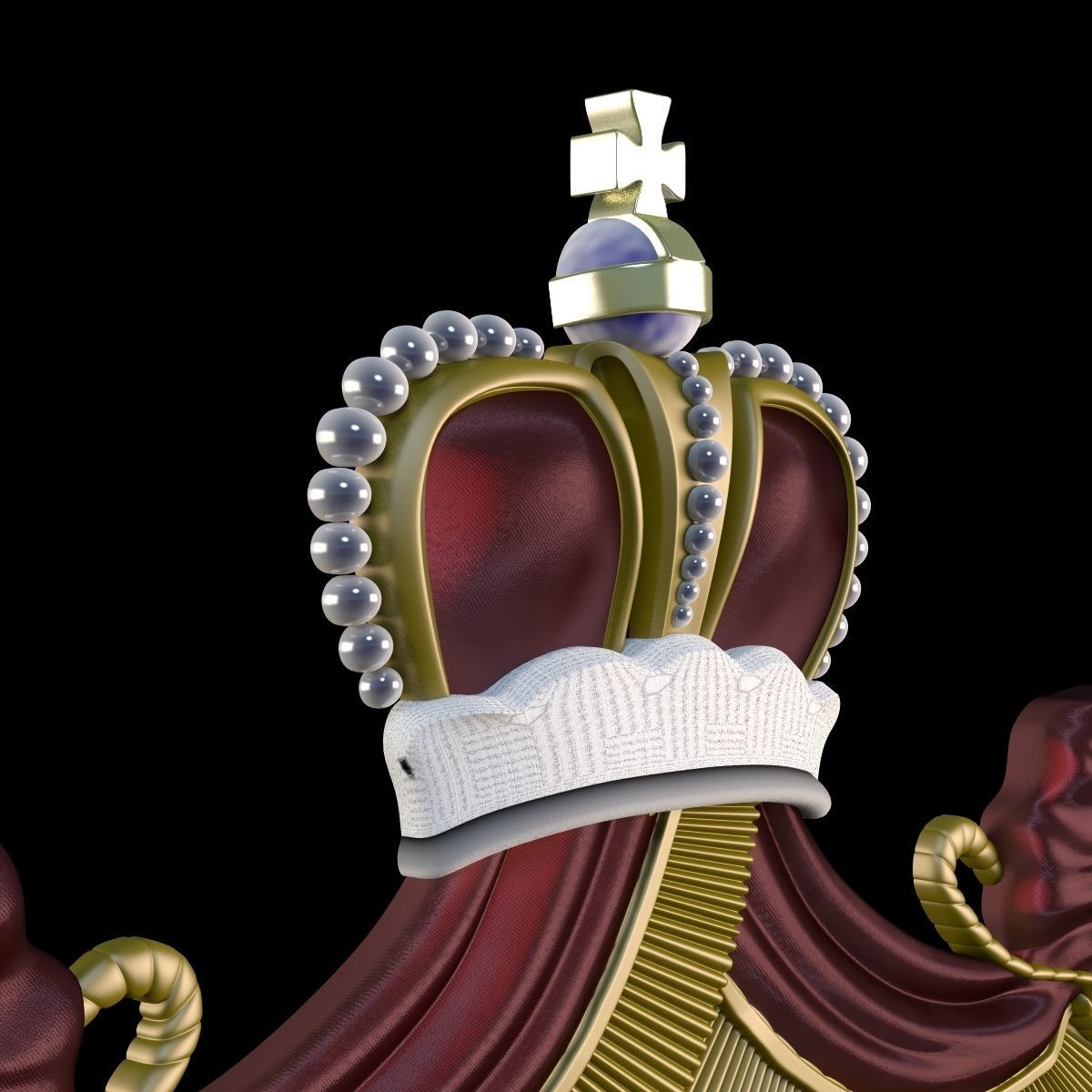 Coat of arms 3D print model_3